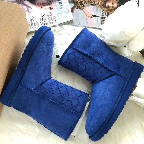UGG Shoes - UGG Classic Short Crystal Diamond Boots